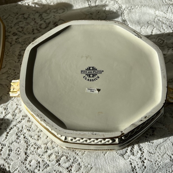 Stunning Fitz & Floyd 'Snowy Woods' Covered Soup Tureen - Picture 13 of 16